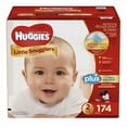 thumbnail image 1 of Huggies Little Snugglers Plus Diapers Size 2, 174-count, 1 of 2