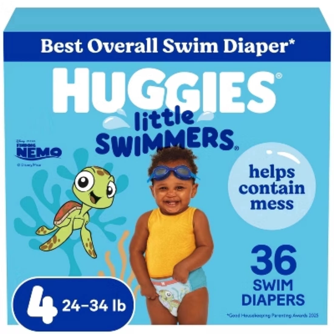 Little Swimmers Disposable Swim Diapers - Size 4 (Medium) - 36ct