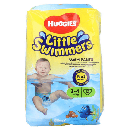Huggies Little Swimmers Swim Diapers, Size 3 Small, 12 Ct