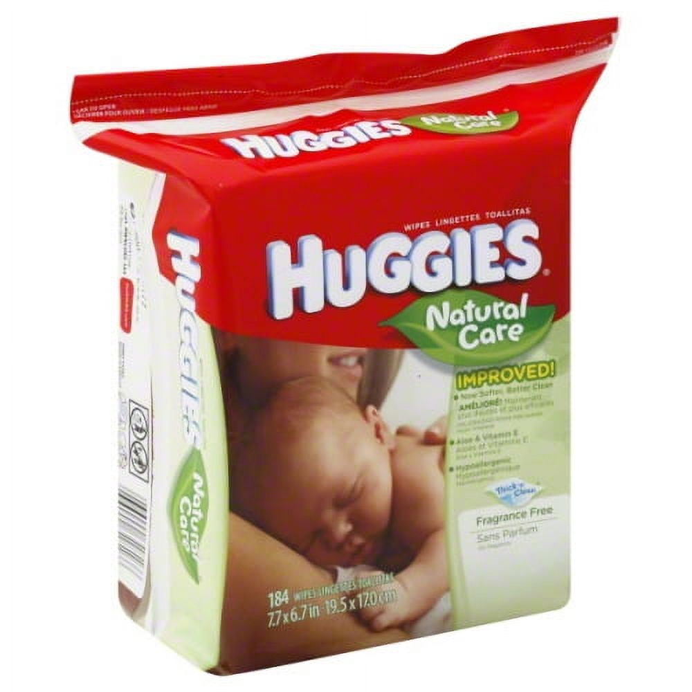 Huggies, Natural Care Baby Wipes, Refill Pack, Fragrance Free