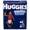 thumbnail image 1 of Huggies OverNites Diaper, Size 5 (Sold as PK/18), 1 of 3