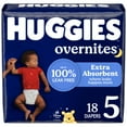 thumbnail image 1 of Huggies Overnites Nighttime Baby Diapers, Size 5 (27+ lbs), 18 Ct Select for More), 1 of 12