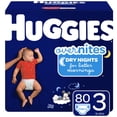 thumbnail image 1 of Huggies Overnites Nighttime Diapers, Size 3, 80 Ct, Giga Jr Pack, 1 of 12