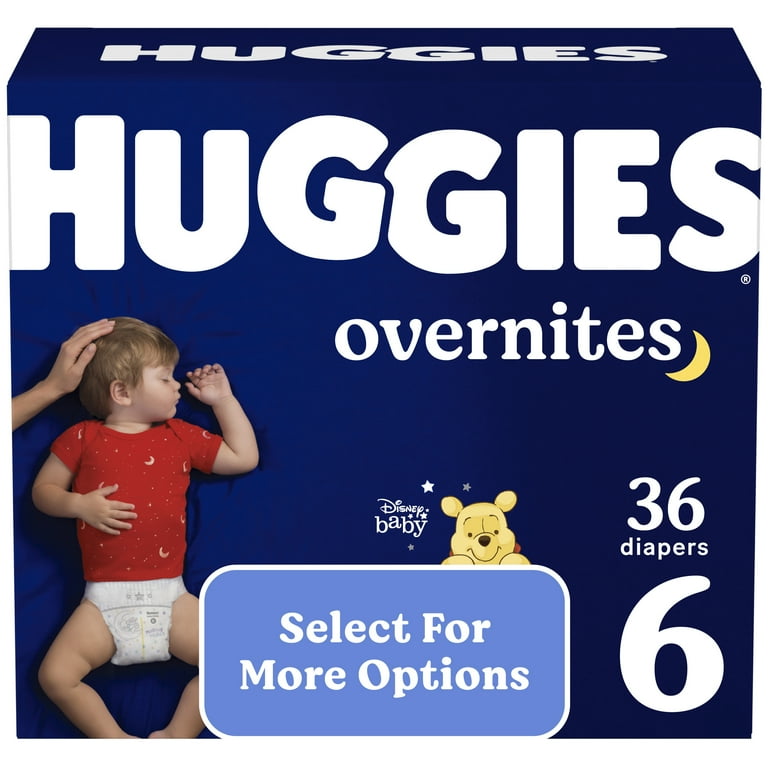 Huggies Overnites Nighttime Diapers, Size 5, 58 Ct, Giga Jr
