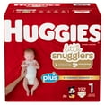 thumbnail image 1 of Huggies Plus Diapers Size 1, 192 Count, 1 of 3