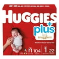 thumbnail image 1 of Huggies Plus Newborn Diaper Starter Kit, 1 of 4