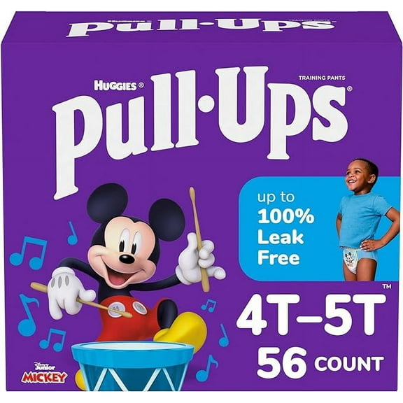 Huggies Pull-Ups Boys' Potty Training Pants, 4T-5T, 56 Ea..