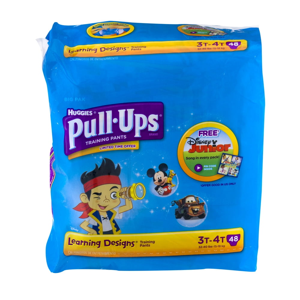 Huggies Pull-Ups Learning Designs Training Pants 3T-4T - 48 CT, Diapers &  Training Pants