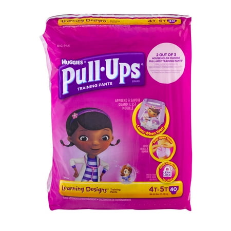 Huggies Pull-Ups Learning Designs Training Paints 4T-5T - 40 CT
