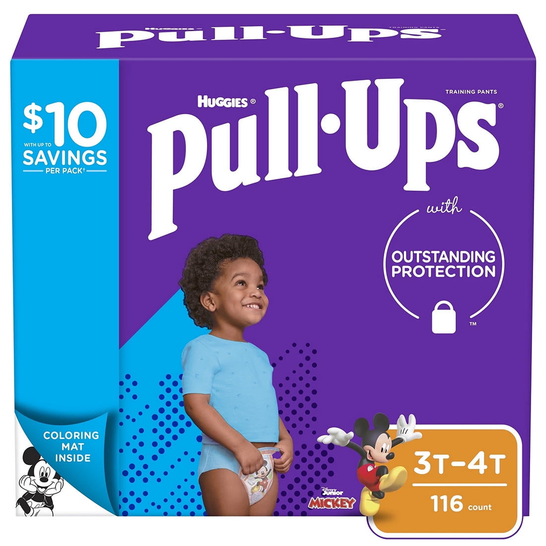 Huggies Pull Ups Learning Designs Training Pants for Boys Size 3T
