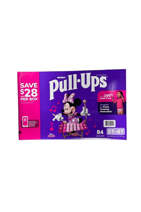 Pull-Ups Learning Designs Training Pants for Girls Size 5T-6T (46-60 lbs) 84 Count