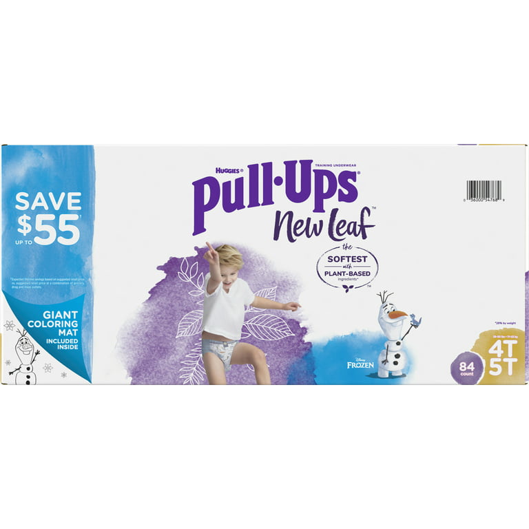 Huggies Pull-Ups New Leaf Training Underwear for Boys 4T-5T (84 Count)