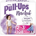 thumbnail image 1 of Huggies Pull-Ups New Leaf Training Underwear for Girls 2T-3T (108 Count), 1 of 4