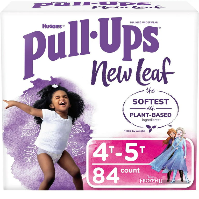 Huggies Pull-Ups New Leaf Training Underwear for Girls 4T-5T (84 Count) 