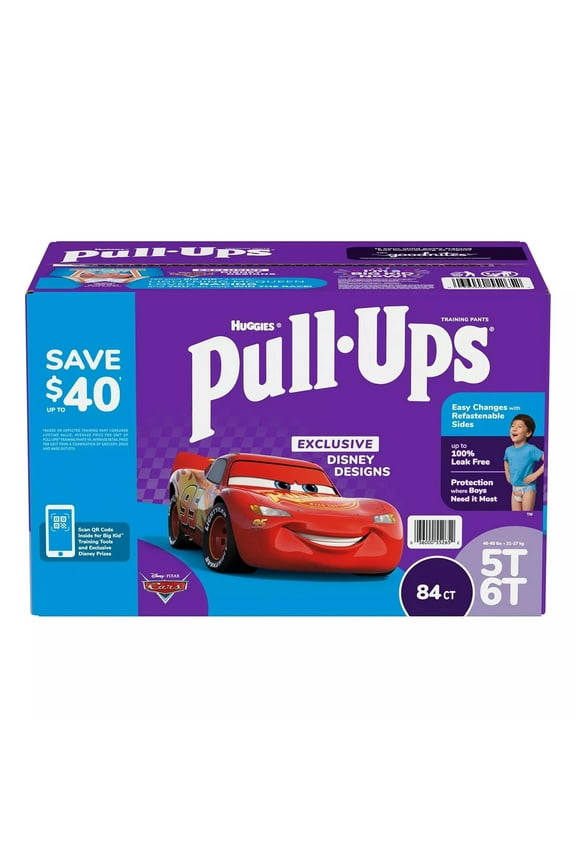 Pull-Ups Training Pants for Boys 5T-6T 50+ Pounds (84 Count)