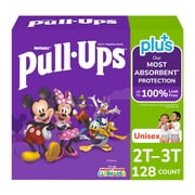 Huggies Pull-Ups Unisex Training Pants, 2T-3T 18-34 Pounds, 128 Count