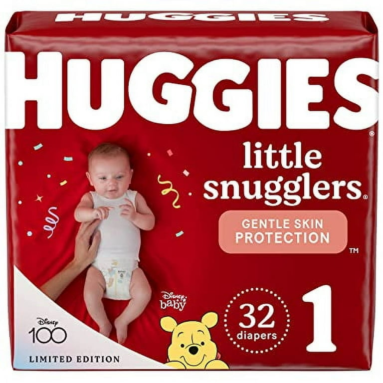 Huggies Size Diapers, Little Snugglers Newborn, 8-14 lbs, 32
