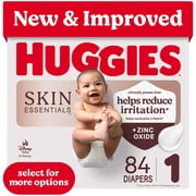 Huggies Skin Essentials Baby Diapers, Size 1 (8-14 lbs), 84 Ct (Select for More Options)