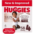 thumbnail image 1 of Huggies Skin Essentials Baby Diapers, Size 4 (22-37 lbs), 58 Count (Select for More Options), 1 of 12