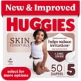 thumbnail image 1 of Huggies Skin Essentials, Fragrance Free Baby Diapers Size 5, 50 Count, 1 of 12