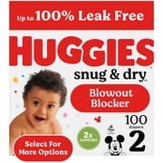 Huggies Snug & Dry Baby Diapers, Size 2 12-18 lbs, 100 Ct Select for More