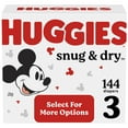 thumbnail image 1 of Huggies Snug & Dry Baby Diapers, Size 3 (16-28 lbs), 144 Ct, 1 of 15