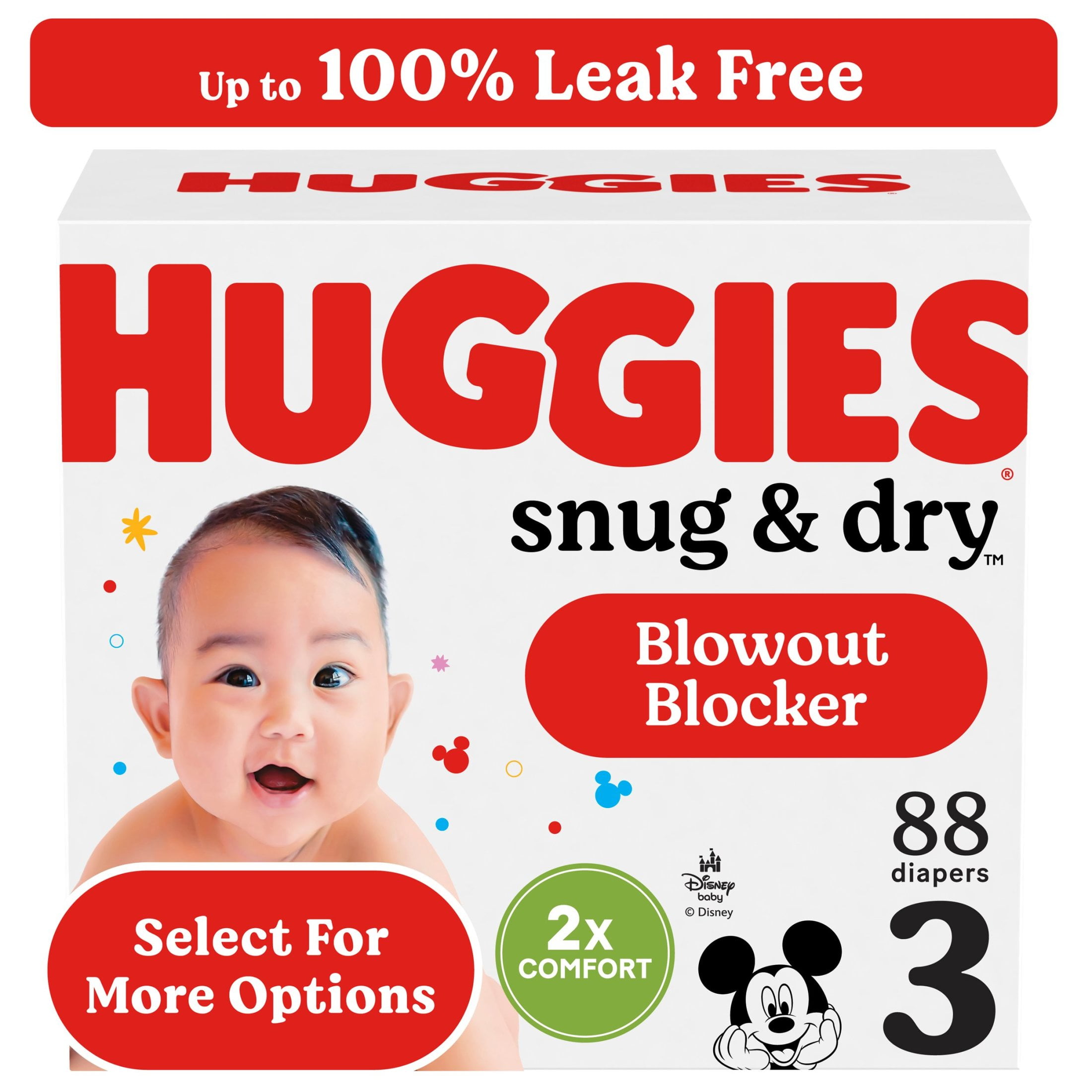 HUGGIES Snug & Dry Ultra Diapers, Size 3, 34 Diapers - Walmart.com