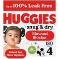 thumbnail image 1 of Huggies Snug & Dry Baby Diapers, Size 4 (22-37 lbs), 180 Ct (Select for More), 1 of 15