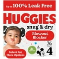 thumbnail image 1 of Huggies Snug & Dry Baby Diapers, Size 4 (22-37 lbs), 76 Count (Select for More), 1 of 16