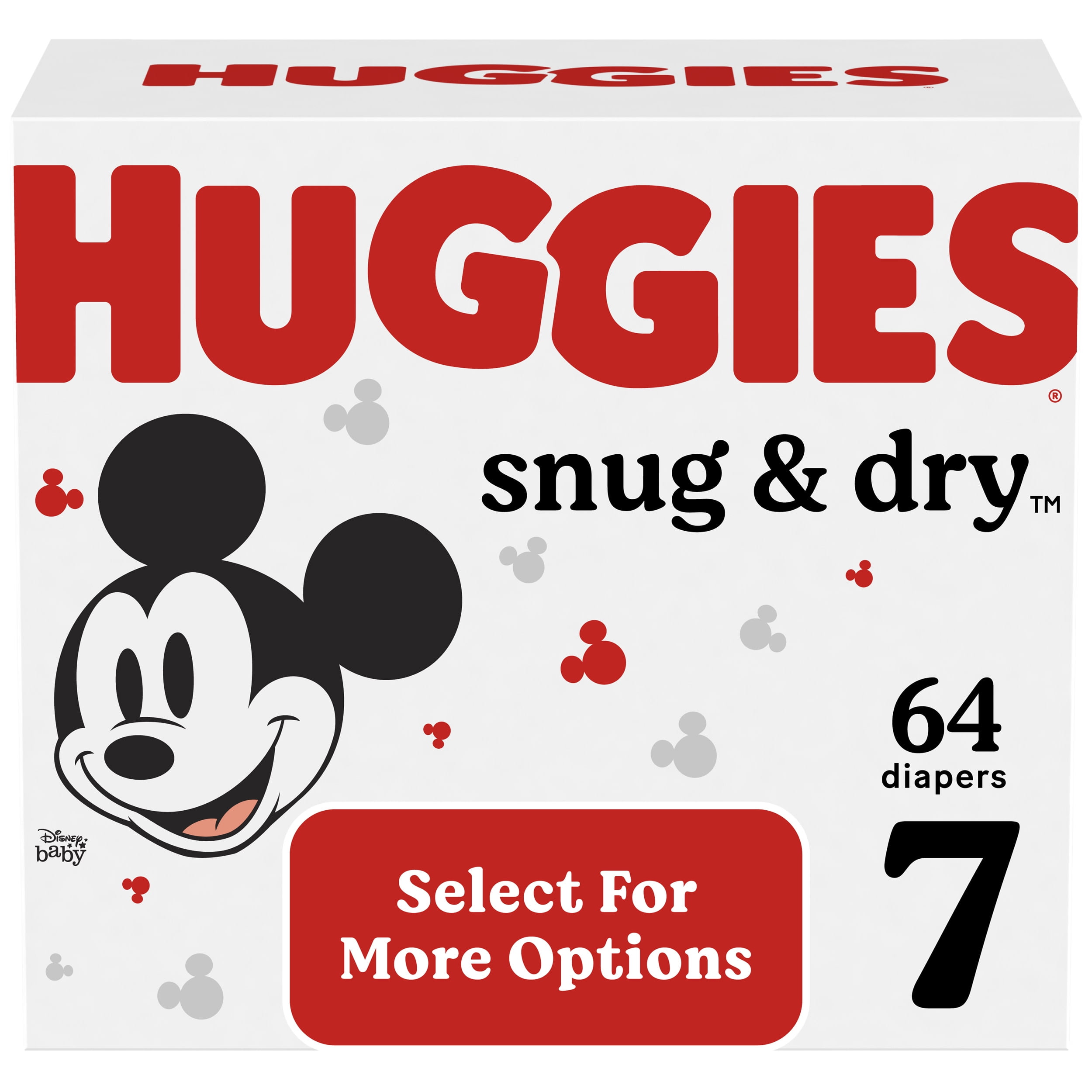 Huggies Snug & Dry Baby Diapers, Size 7, 64 Ct (Select for More Options) 