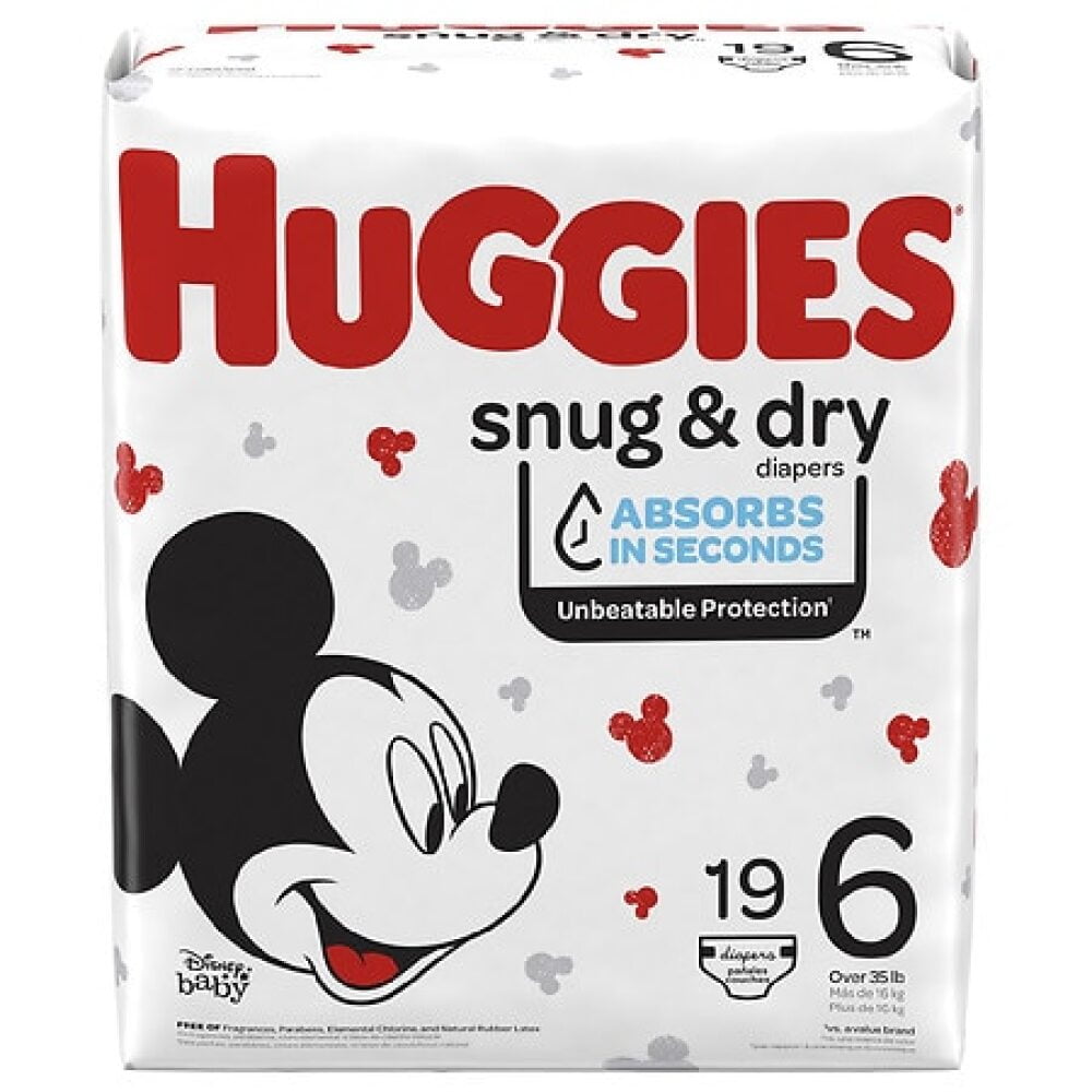 Huggies Snug & Dry Diapers 6 - 19.0 Ea (Pack of 24) - Walmart.com