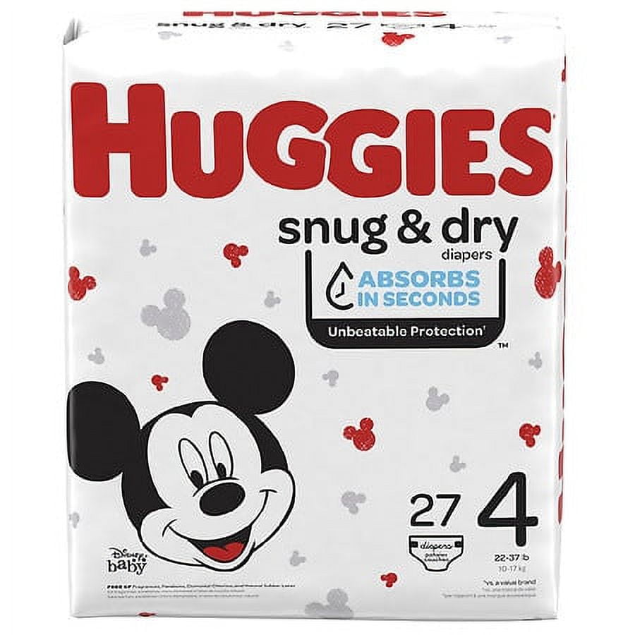 Huggies Snug & Dry Diapers, Size 4, 27 Ct CVS (Pack of 48)
