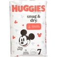 thumbnail image 1 of Huggies Size 7 Diapers, Snug & Dry Baby Diapers, Size 7 41+ lbs, 15 Count, Packaging May Vary, 1 of 2