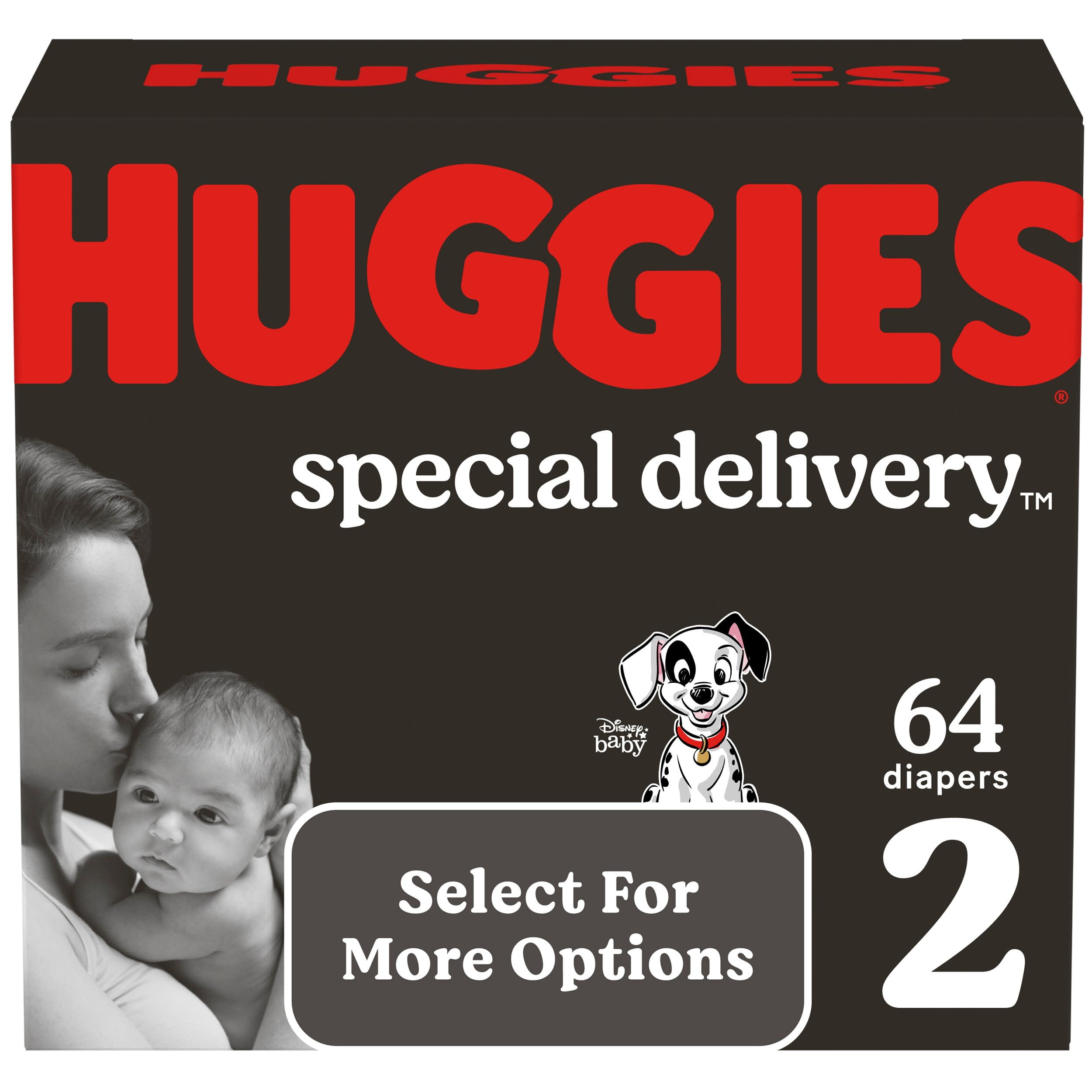 Huggies Couches hypoallergéniques pour bébés Special Delivery, taille 2, 64  u - 64 ea