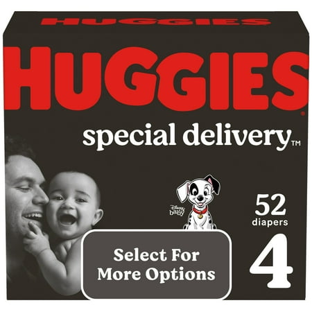 Huggies Special Delivery Diapers, Size 4, 52 Ct (Select for More Options)