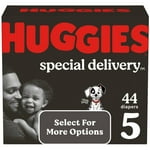 Huggies Special Delivery Hypoallergenic Baby Diapers Size 5 (27+ lbs), 44 Ct, Fragrance Free, Safe for Sensitive Skin, 44 Ct