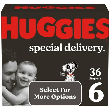 Huggies Special Delivery Diapers, Size 6, 36 Ct (Select for More Options)