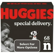 Huggies Special Delivery Diapers, Size Newborn, 68 Ct (Select for More Options)