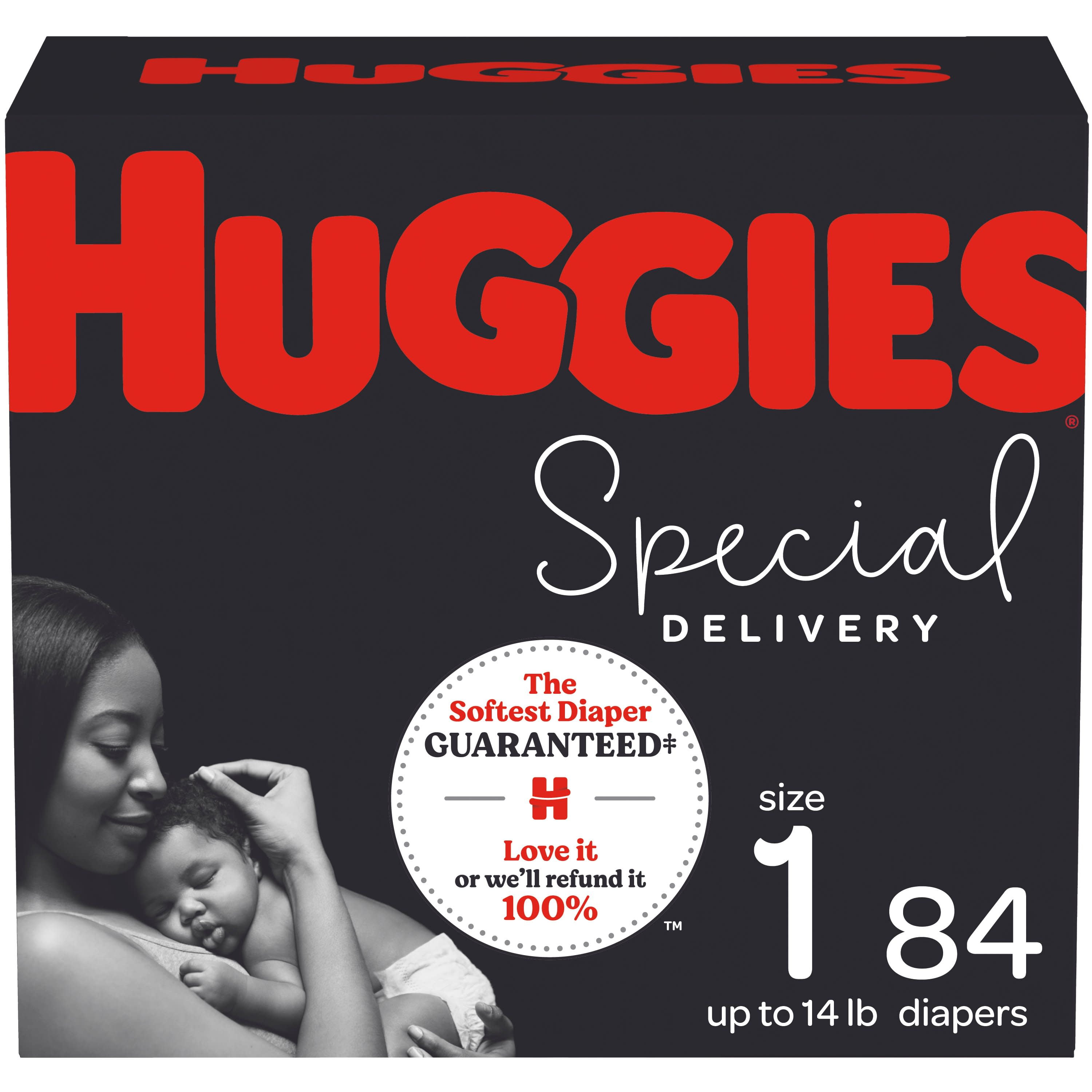 Huggies Special Delivery Hypoallergenic Baby Diapers Size 1 84
