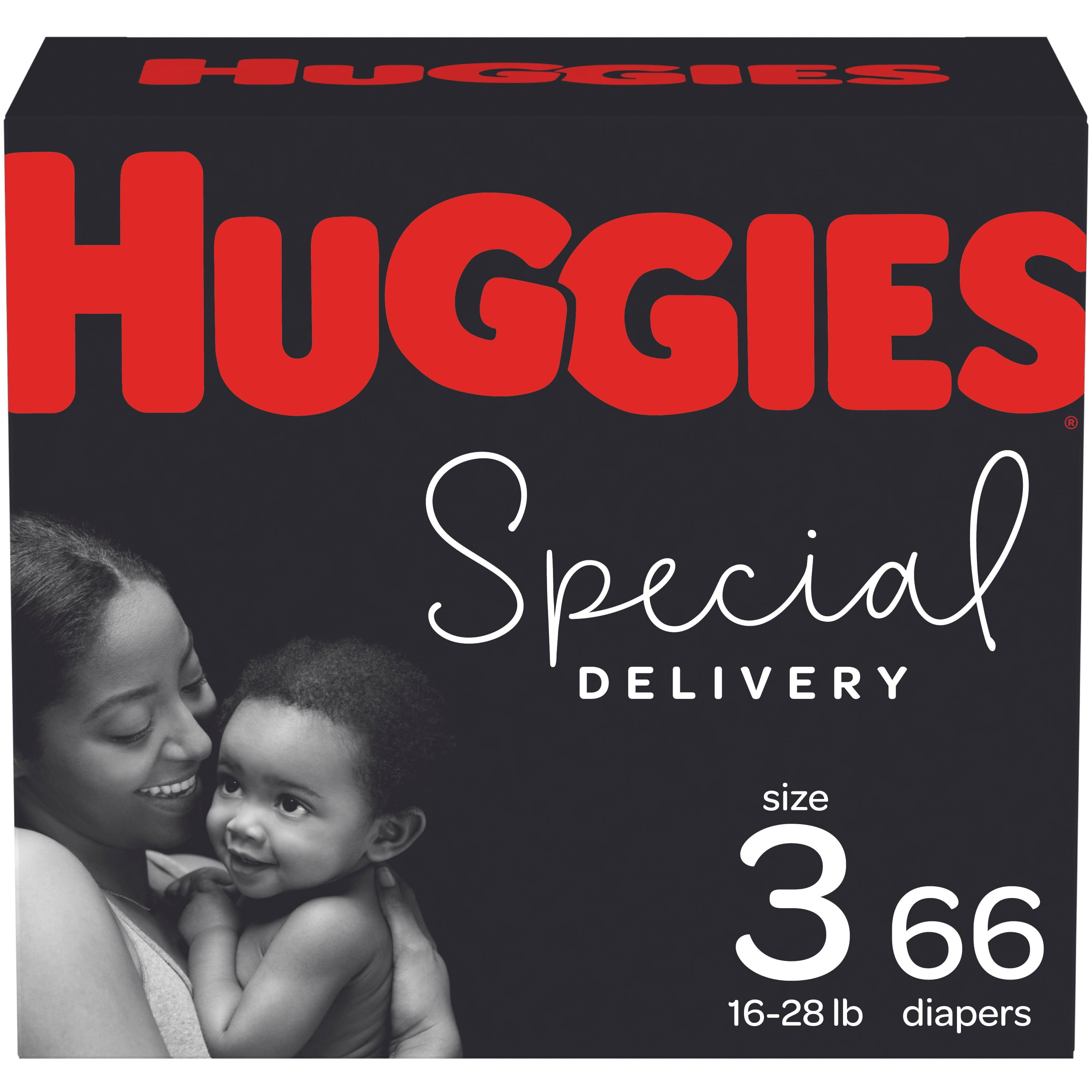 Huggies Special Delivery Hypoallergenic Baby Diapers, Size 3, 66 Ct