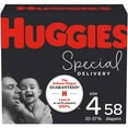 thumbnail image 1 of Huggies Special Delivery Hypoallergenic Baby Diapers, Size 4, 58 Ct, 1 of 9