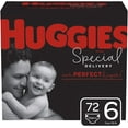 thumbnail image 1 of Huggies Special Delivery Hypoallergenic Baby Diapers, Size 6, 72 Ct, One Month Supply, 1 of 1