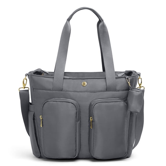 Huggies Sunshine Carry All Pack Tote Diaper Bag, Grey