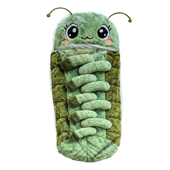 Hugging Caterpillar Sleeping Bag Plush Cocoon Sleeping Bag Indoor Nap Bag Foldable 190cm 700g Machine Washable Home Leisure Rest