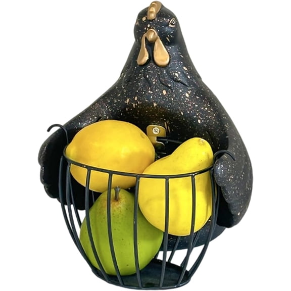 Hugging Chicken Storage Basket, Portable Chicken Egg Holder Hugging Chickens Egg Basket Decorative Baskets For Gathering Fresh-Eggs Counter Eggs Holder for Home Organization