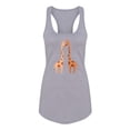 thumbnail image 1 of Hugging Giraffe Post   Racerback Tank Women -SPIdeals Designs, Female Large, 1 of 4