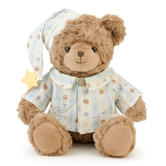 Hugging Pajama Bear Plush Toy, Soft Sleeping Bear Plush Doll, Cozy Decorative Plush Gift for Birthday & Home