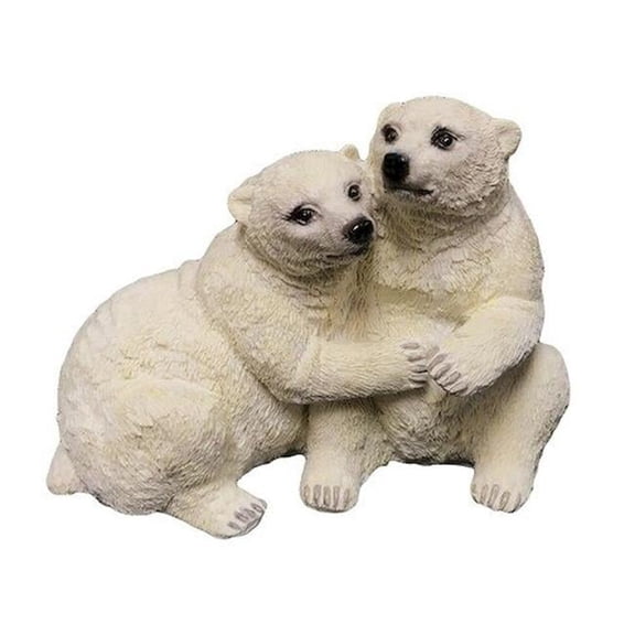 Hugging Polar Bears Figurine