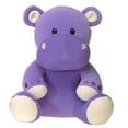 thumbnail image 1 of Pocket Huggables 6” Hippo Plush Toy, Small Stuffed Animal, Soft Cuddly Mini Plush for Kids & Decor, 1 of 4