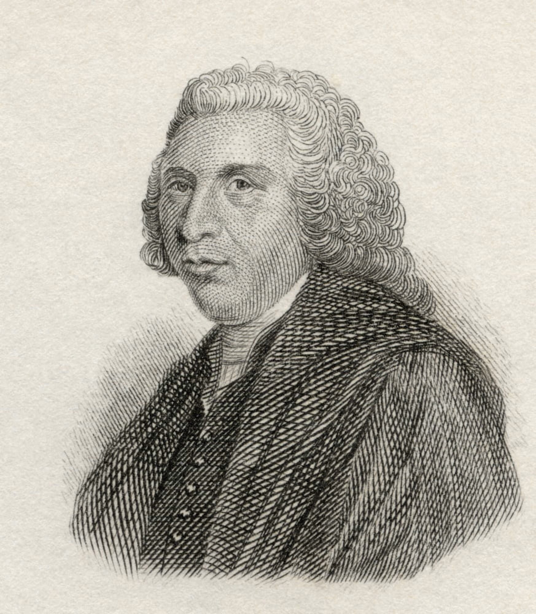 Hugh Blair 1718 To 1800 Scottish Minister Of Religion Author And Theorist Of Written Discourse From Crabbs Historical Dictionary Published 1825 Canvas Art - Ken Welsh Design Pics (13 x 15)